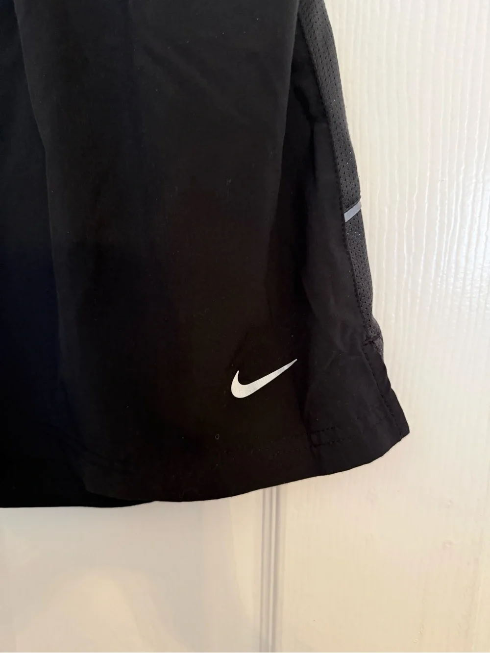 Nike Black Athletic Training Shorts with Drawstring - Picture 3 of 5